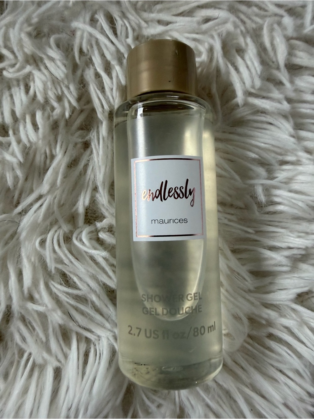 Maurices Endlessly Shower Gel - Clear with Gold Cap
